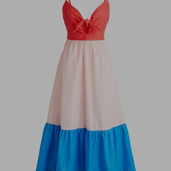 J.Crew Sleevless Colorblock Tie-Front Dress (6P) NWT - Picture 6 of 6